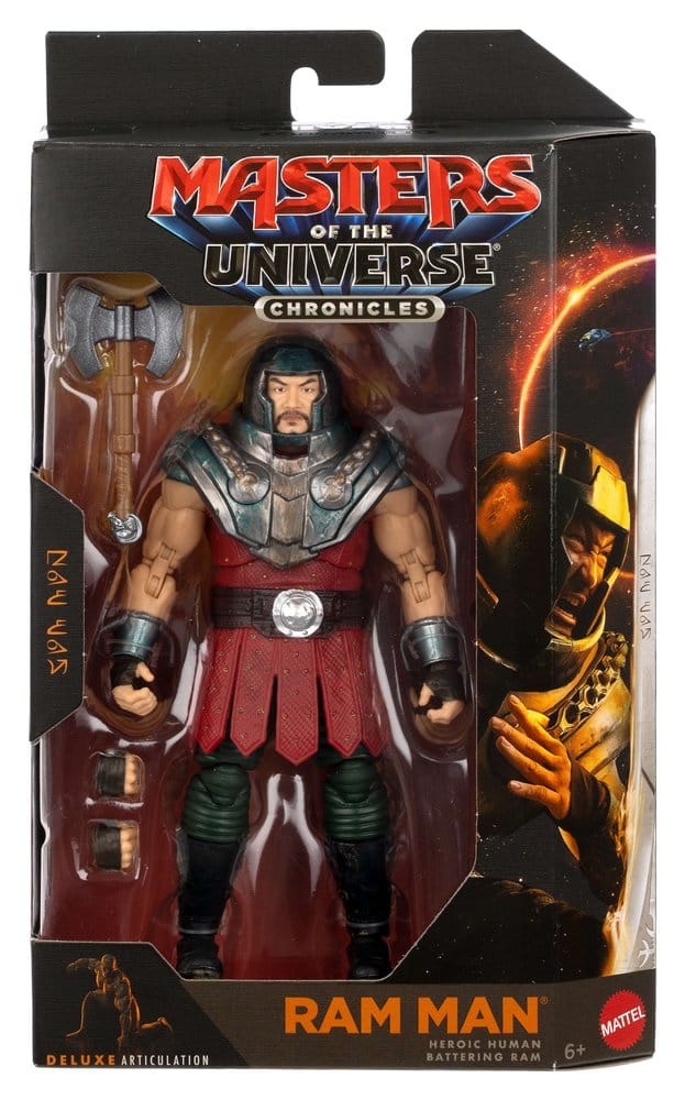 🧪 LAB | SU ORDINAZIONE Masters of the Universe 2026 Movie Chronicles Action Figure Ram Man 17 cm