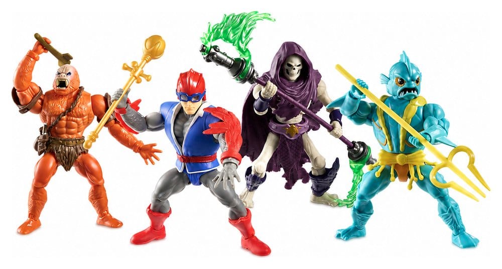 🧪 LAB | SU ORDINAZIONE Masters of the Universe Origins Action Figure 4-Pack Battle for Subternia 14 cm
