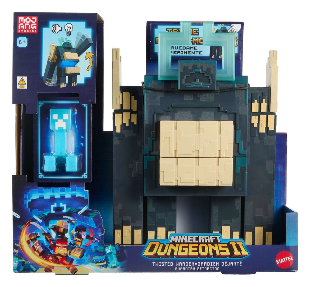 🧪 LAB | SU ORDINAZIONE Minecraft Dungeons II Action Figure with Light and Sound Twisted Warden