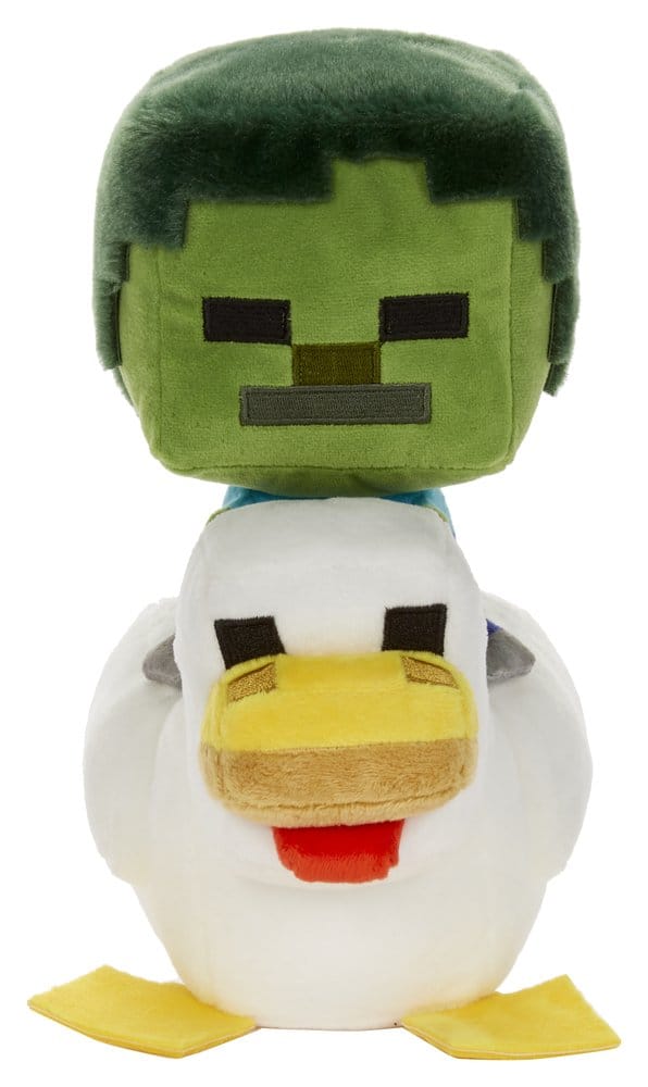 🧪 LAB | SU ORDINAZIONE Minecraft Deluxe Plush Figure Chicken Jockey 20 cm