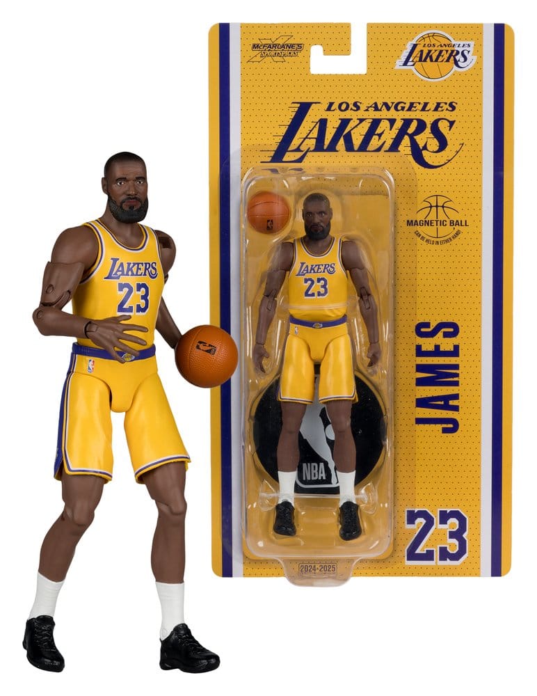 🧪 LAB | SU ORDINAZIONE NBA SportsPicks Action Figure Lebron James (Los Angeles Lakers) 16 cm
