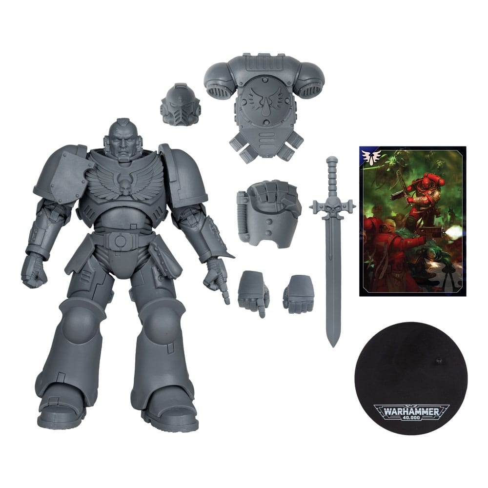 🧪 LAB | SU ORDINAZIONE Warhammer 40,000 Action Figure Assault Intercessor Sergeant (Blood Angel) (Artist Proof) 18 cm