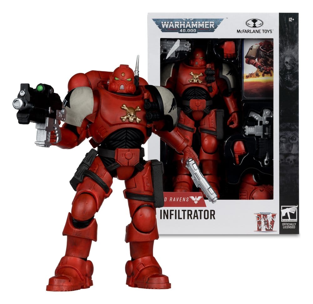 🧪 LAB | SU ORDINAZIONE Warhammer 40,000 Action Figure Infiltrator (Blood Ravens ) (Dawn of War 4) 20 cm