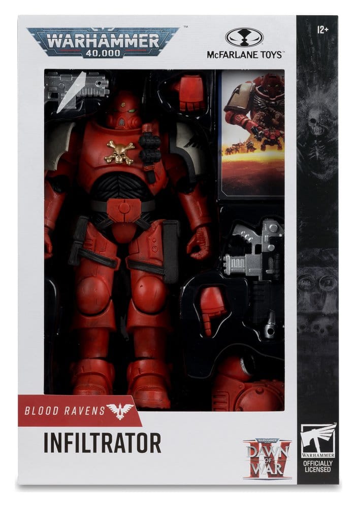 🧪 LAB | SU ORDINAZIONE Warhammer 40,000 Action Figure Infiltrator (Blood Ravens ) (Dawn of War 4) 20 cm