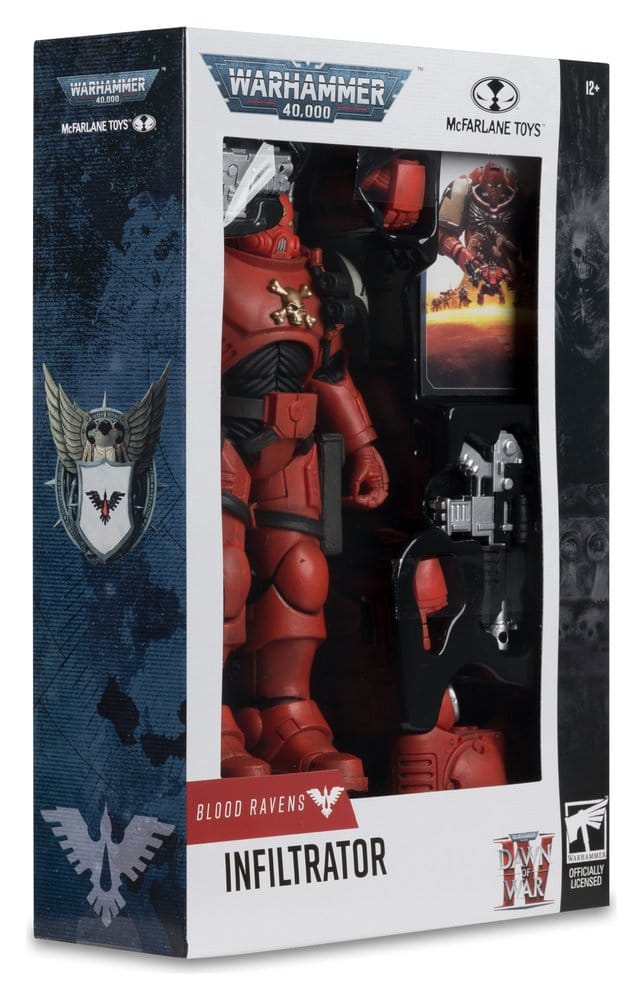 🧪 LAB | SU ORDINAZIONE Warhammer 40,000 Action Figure Infiltrator (Blood Ravens ) (Dawn of War 4) 20 cm