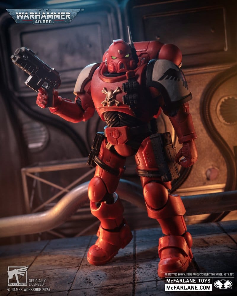 🧪 LAB | SU ORDINAZIONE Warhammer 40,000 Action Figure Infiltrator (Blood Ravens ) (Dawn of War 4) 20 cm