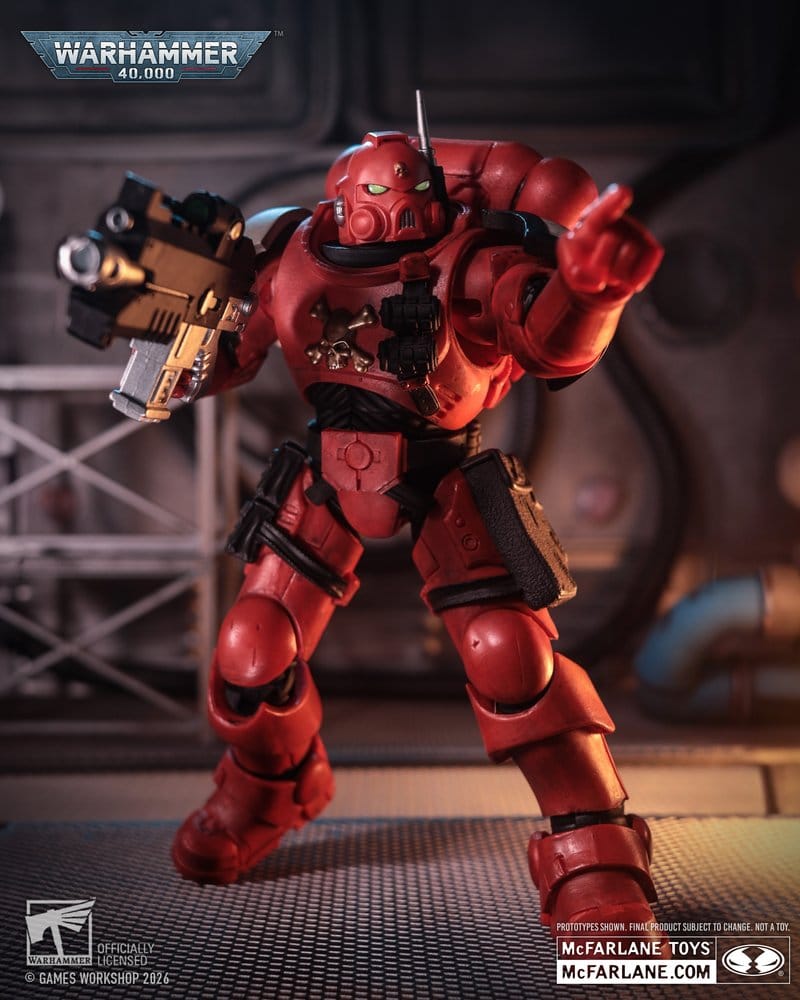 🧪 LAB | SU ORDINAZIONE Warhammer 40,000 Action Figure Infiltrator (Blood Ravens ) (Dawn of War 4) 20 cm