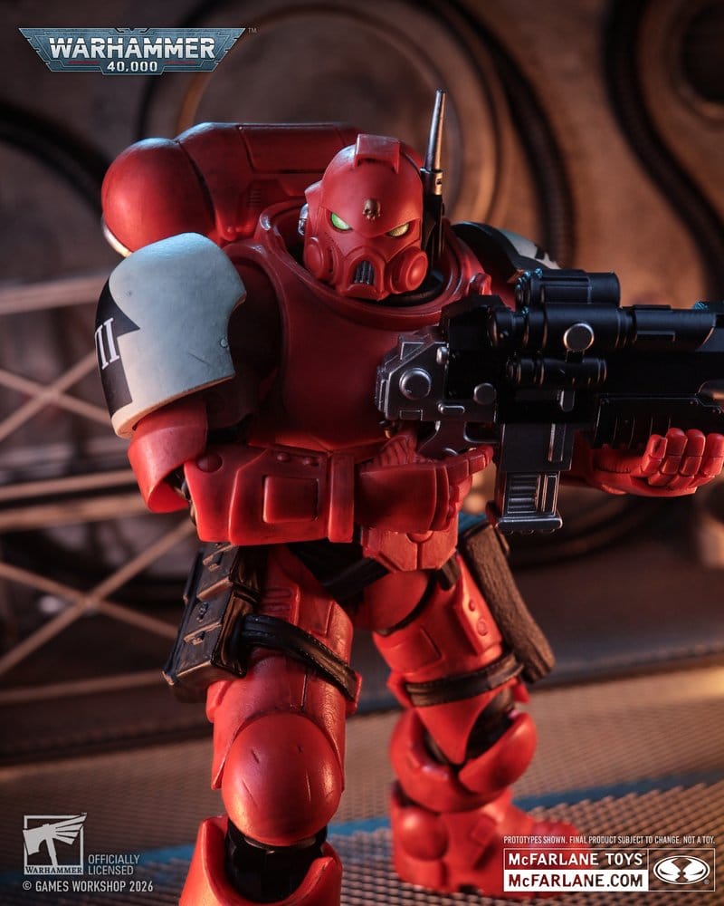 🧪 LAB | SU ORDINAZIONE Warhammer 40,000 Action Figure Infiltrator (Blood Ravens ) (Dawn of War 4) 20 cm