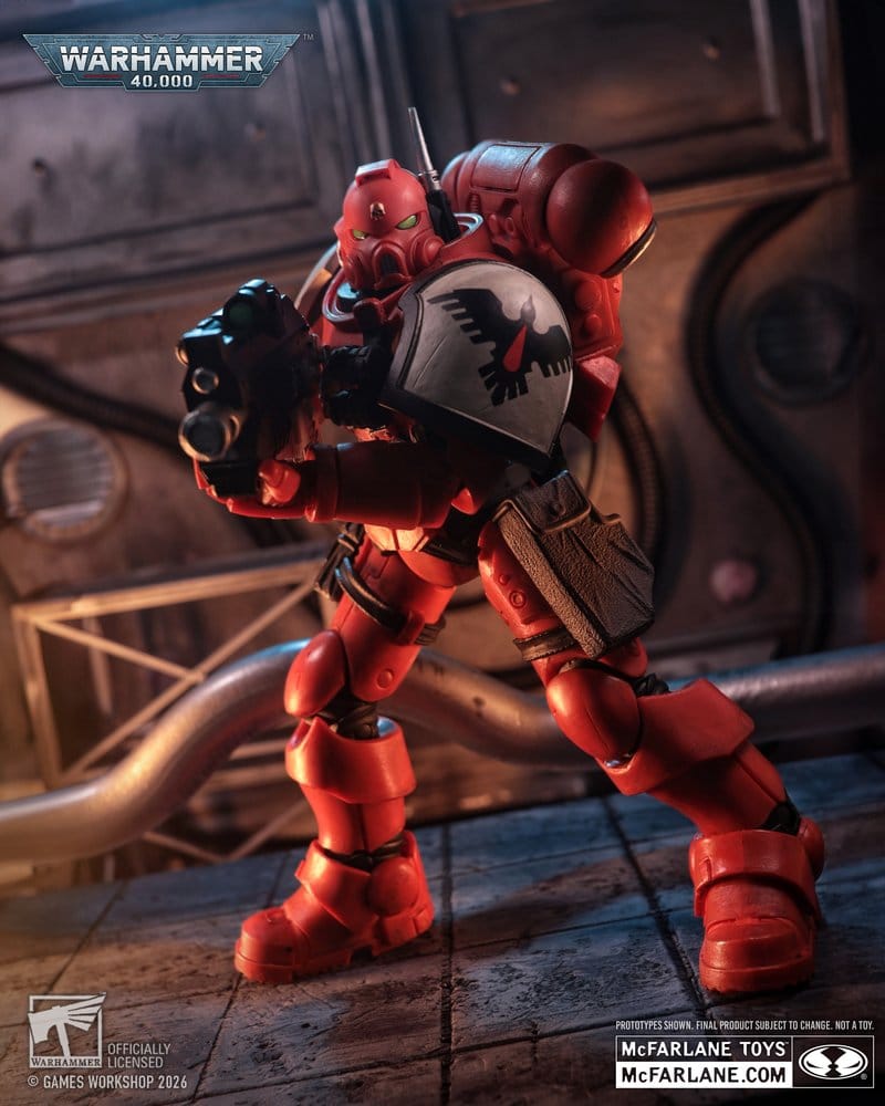 🧪 LAB | SU ORDINAZIONE Warhammer 40,000 Action Figure Infiltrator (Blood Ravens ) (Dawn of War 4) 20 cm