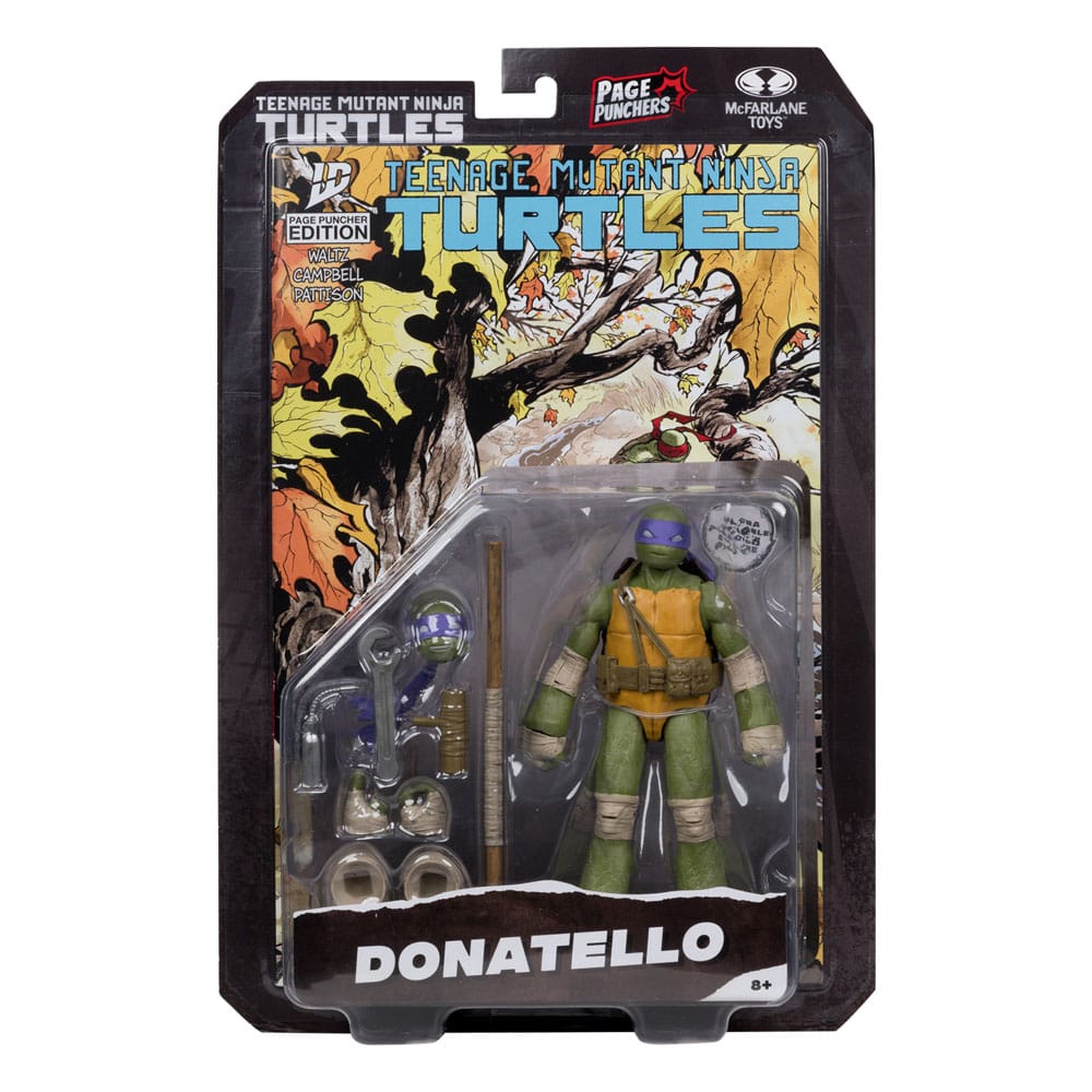 🧪 LAB | SU ORDINAZIONE Teenage Mutant Ninja Turtles Page Punchers Action Figure Donatello 13 cm
