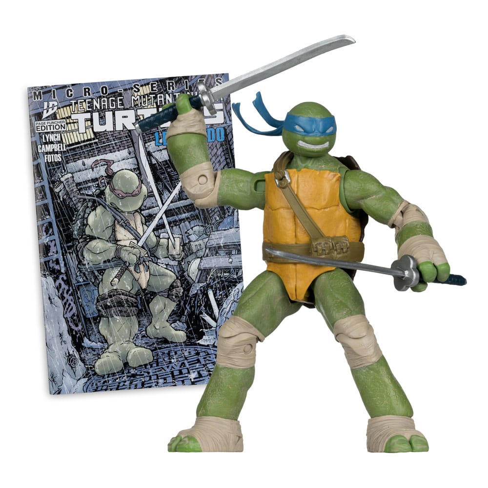 🧪 LAB | SU ORDINAZIONE Teenage Mutant Ninja Turtles Page Punchers Action Figure Leonardo 13 cm