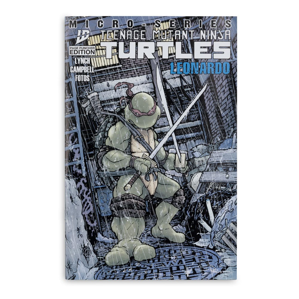 🧪 LAB | SU ORDINAZIONE Teenage Mutant Ninja Turtles Page Punchers Action Figure Leonardo 13 cm