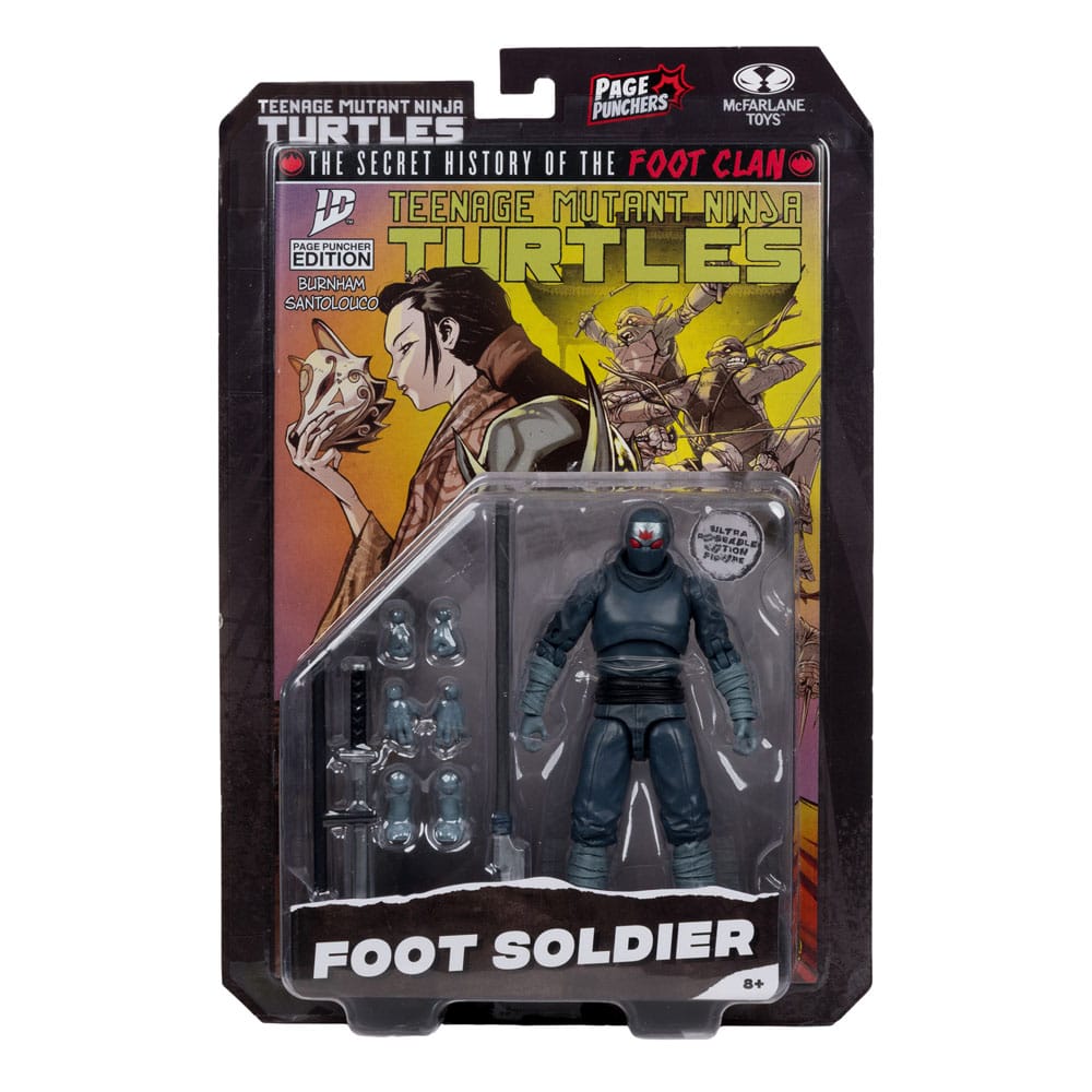 🧪 LAB | SU ORDINAZIONE Teenage Mutant Ninja Turtles Page Punchers Action Figure Foot Soldier 14 cm