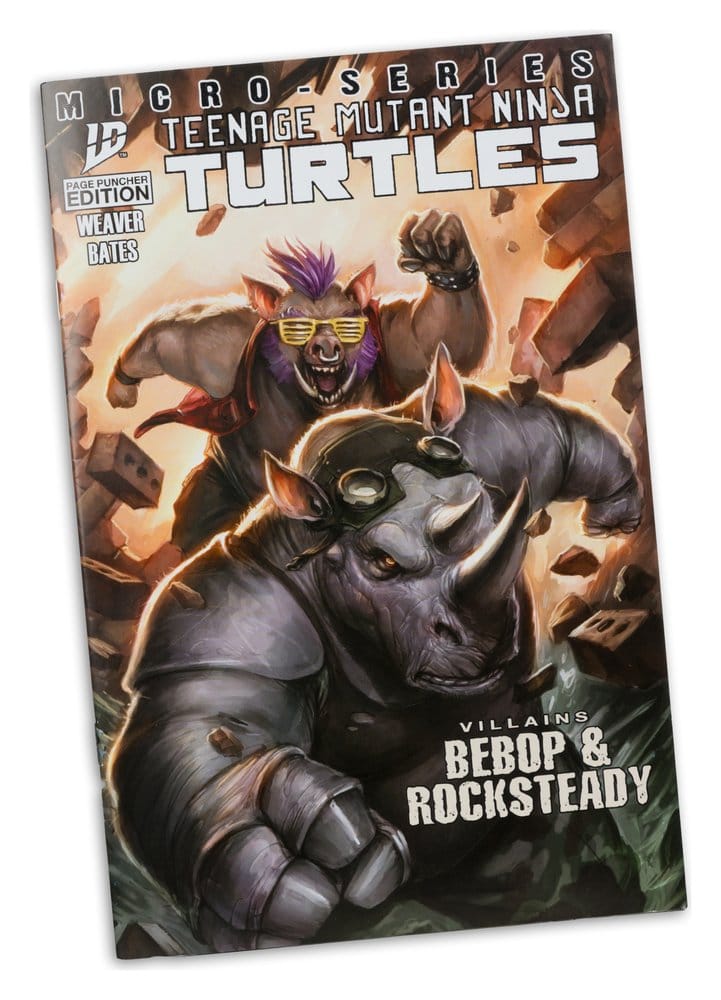 🧪 LAB | SU ORDINAZIONE Teenage Mutant Ninja Turtles Page Punchers Action Figure Bebop 16 cm