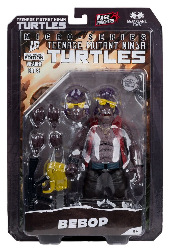 🧪 LAB | SU ORDINAZIONE Teenage Mutant Ninja Turtles Page Punchers Action Figure Bebop 16 cm