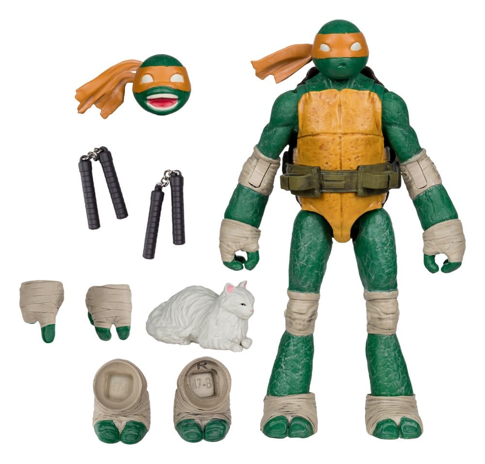 🧪 LAB | SU ORDINAZIONE Teenage Mutant Ninja Turtles Page Punchers Action Figure Michelangelo 13 cm
