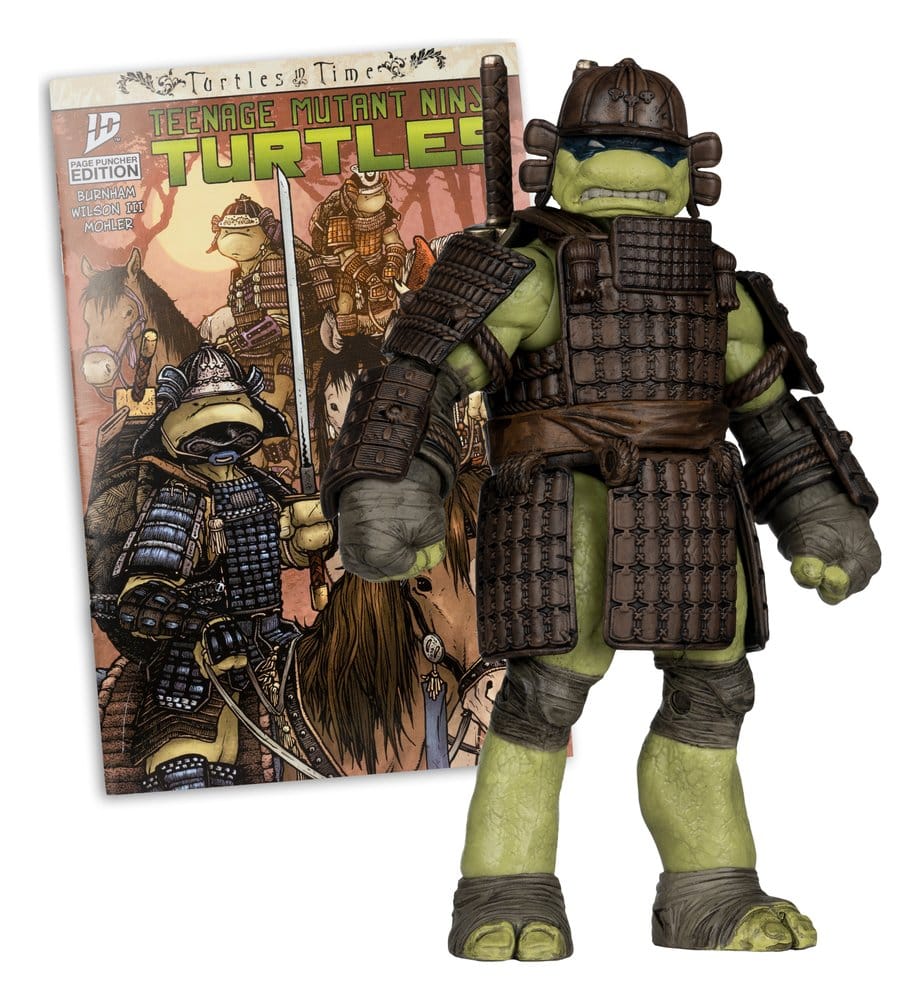 🧪 LAB | SU ORDINAZIONE Teenage Mutant Ninja Turtles Page Punchers Action Figure Leonardo (Turtles in Time) 13 cm