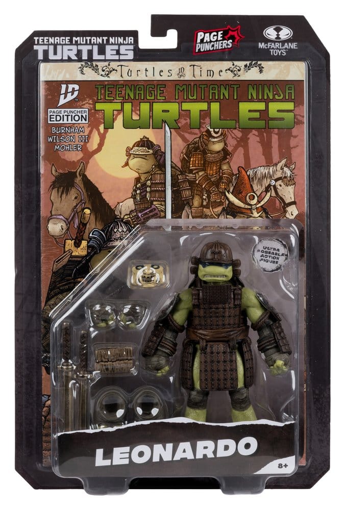 🧪 LAB | SU ORDINAZIONE Teenage Mutant Ninja Turtles Page Punchers Action Figure Leonardo (Turtles in Time) 13 cm