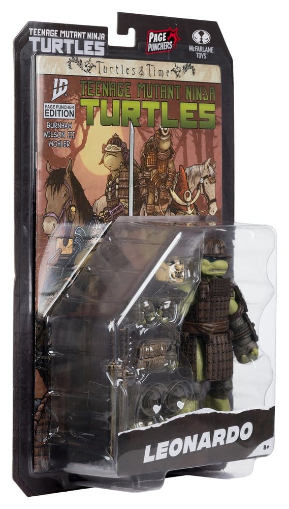 🧪 LAB | SU ORDINAZIONE Teenage Mutant Ninja Turtles Page Punchers Action Figure Leonardo (Turtles in Time) 13 cm