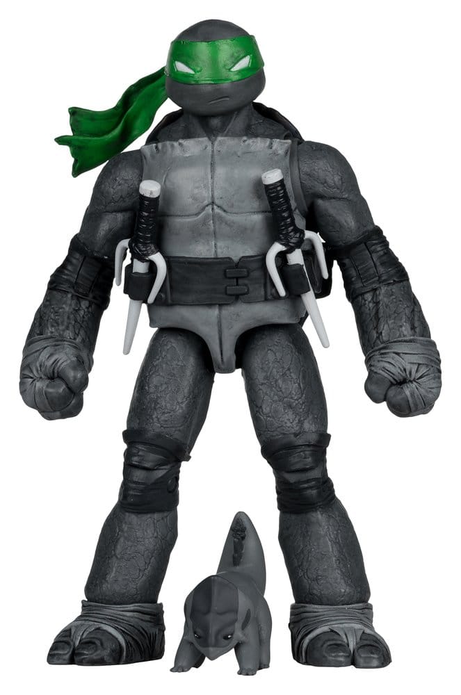 🧪 LAB | SU ORDINAZIONE Teenage Mutant Ninja Turtles Page Punchers Action Figure (Black White & Green) (Red Platinum Edition) 13 cm