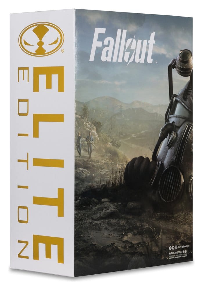 🧪 LAB | SU ORDINAZIONE Fallout McFarlane Elite Edition Action Figure Fallout 76 Nuka Cola T-60 (Gold Label) 19 cm