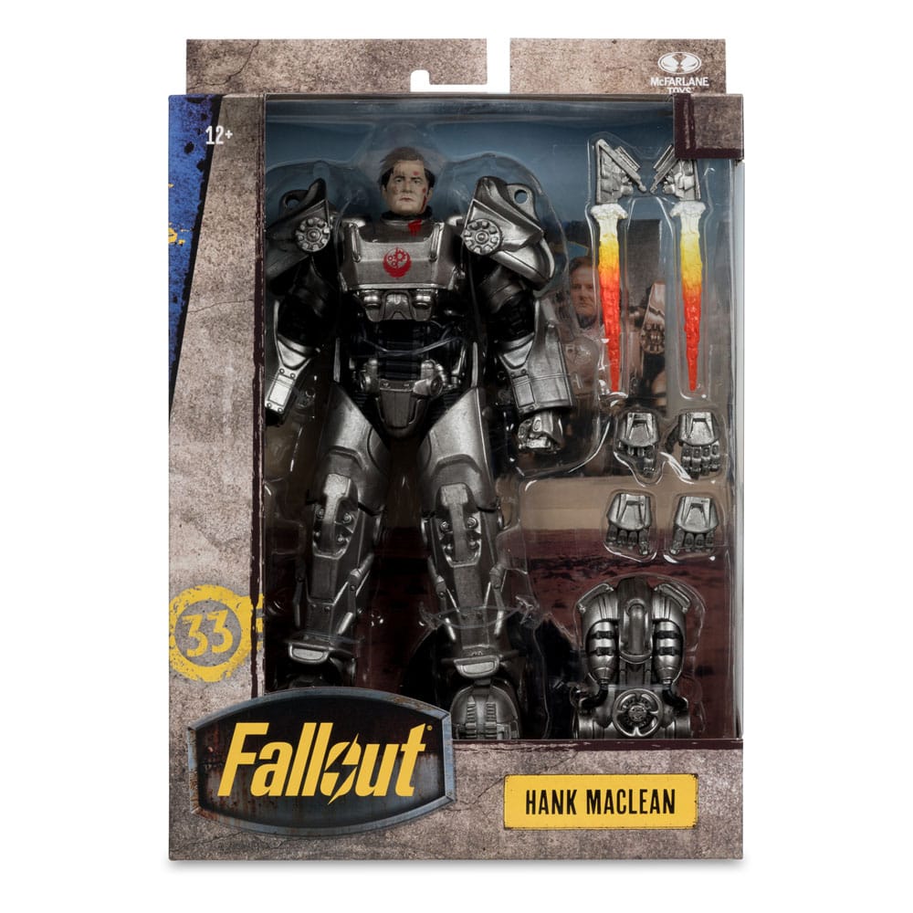 🧪 LAB | SU ORDINAZIONE Fallout Action Figure Hank MacLean 19 cm