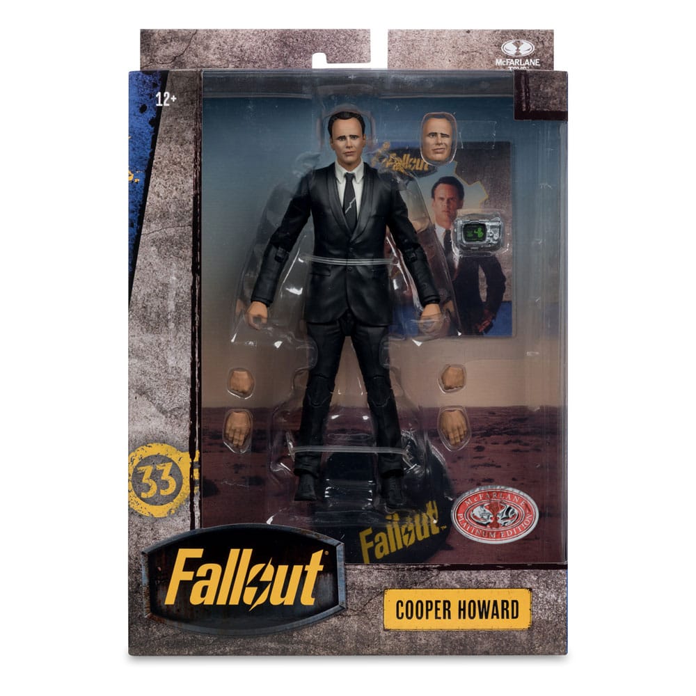 🧪 LAB | SU ORDINAZIONE Fallout Action Figure Cooper Howard (Red Platinum Edition) 17 cm