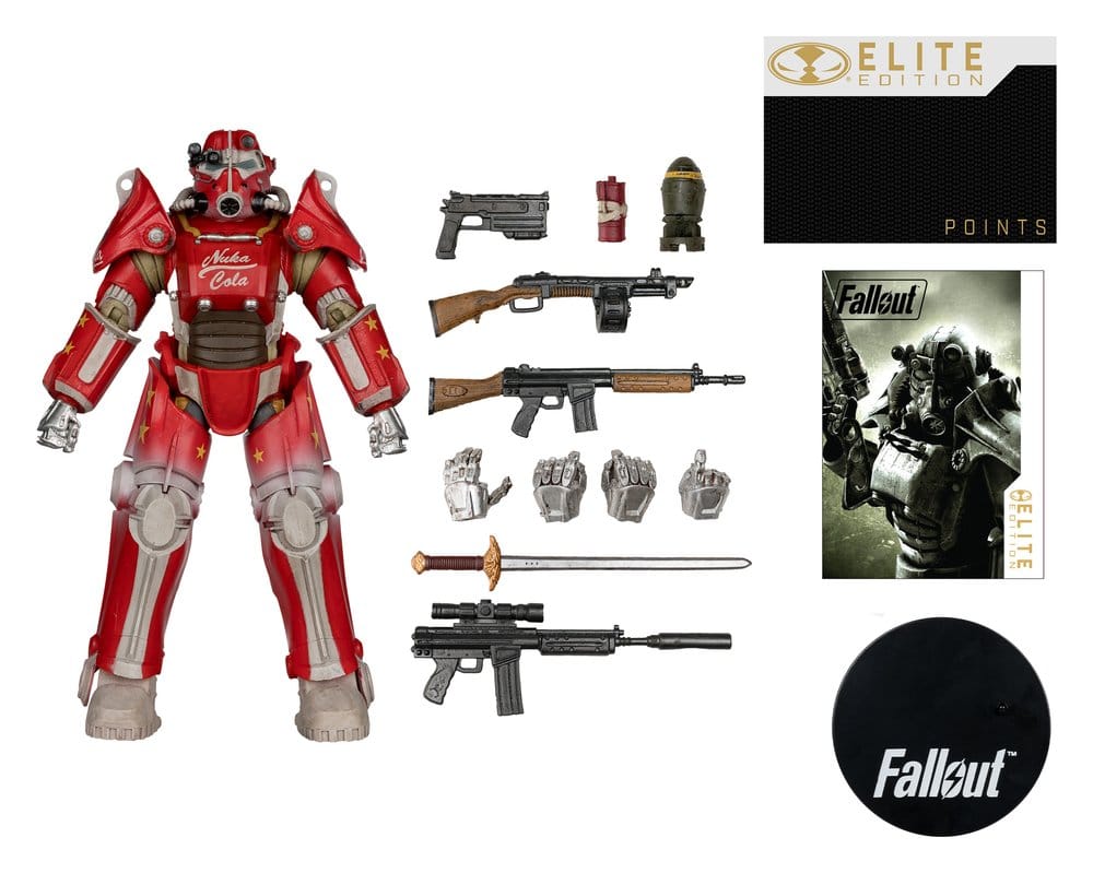🧪 LAB | SU ORDINAZIONE Fallout McFarlane Elite Edition Deluxe Action Figure T-45B Nuka Cola 20 cm