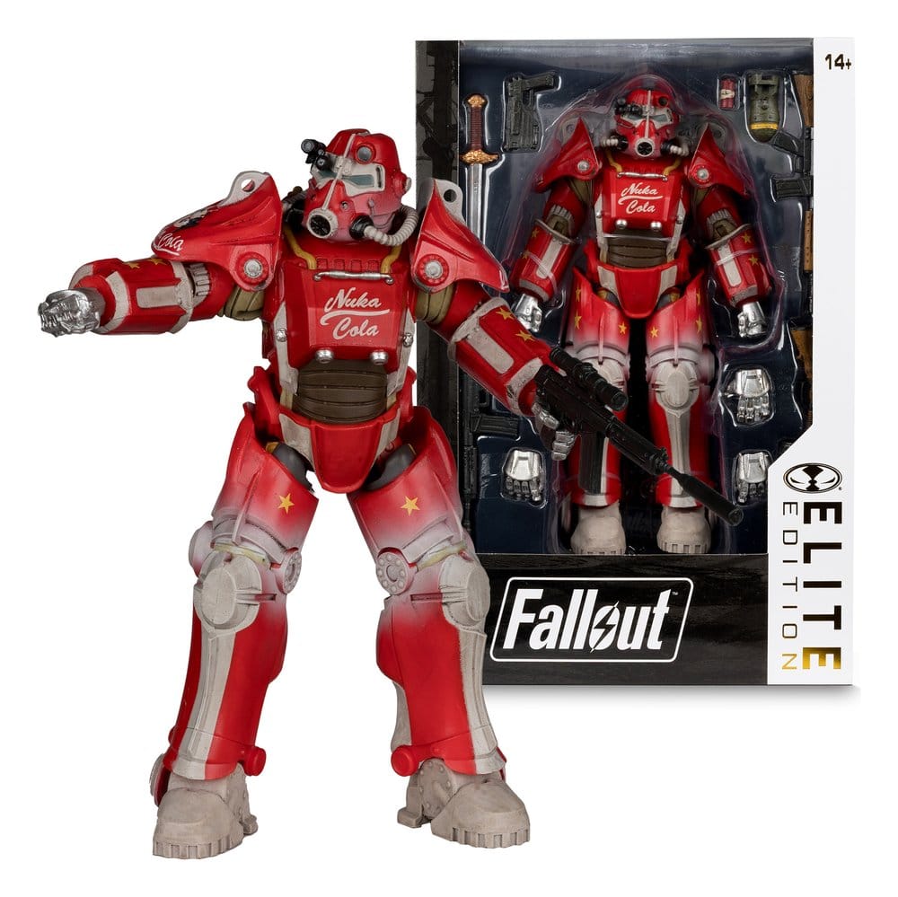 🧪 LAB | SU ORDINAZIONE Fallout McFarlane Elite Edition Deluxe Action Figure T-45B Nuka Cola 20 cm