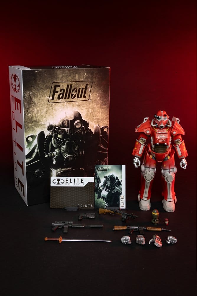 🧪 LAB | SU ORDINAZIONE Fallout McFarlane Elite Edition Deluxe Action Figure T-45B Nuka Cola 20 cm