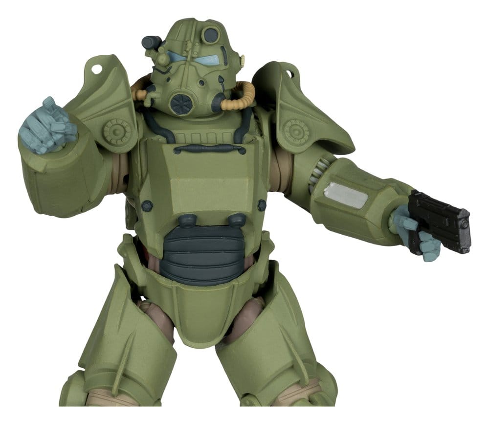🧪 LAB | SU ORDINAZIONE Fallout 76 Gaming Edition Action Figure T-45 Military Armor (Red Platinum Edition) 20 cm