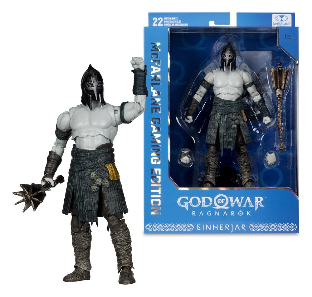 🧪 LAB | SU ORDINAZIONE God of War Ragnarok Action Figure Einherjar 19 cm