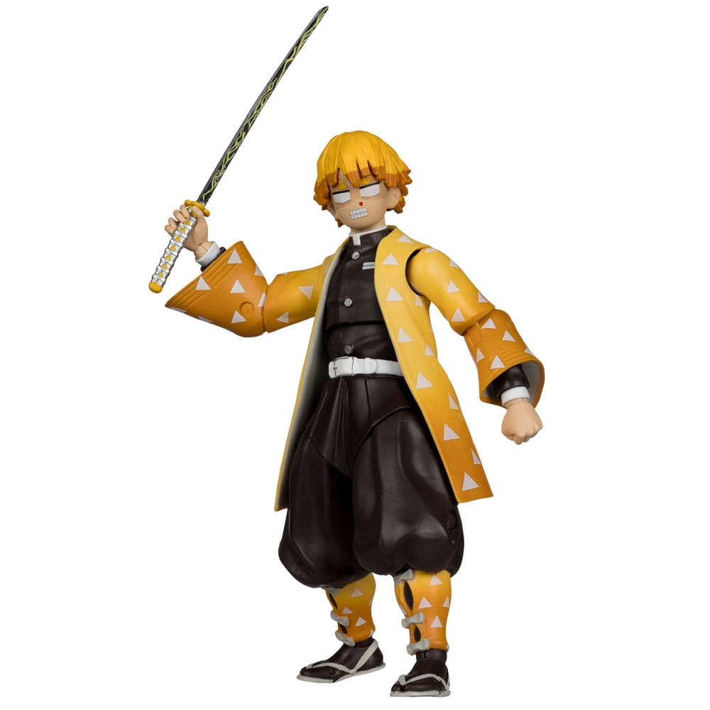 🧪 LAB | SU ORDINAZIONE Demon Slayer: Kimetsu no Yaiba Action Figure Zenitsu Agatsuma Plantinum Edition 15 cm