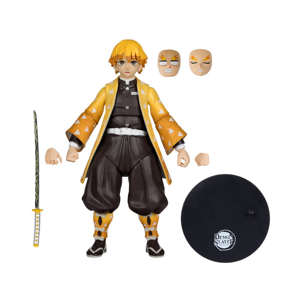 🧪 LAB | SU ORDINAZIONE Demon Slayer: Kimetsu no Yaiba Action Figure Zenitsu Agatsuma Plantinum Edition 15 cm