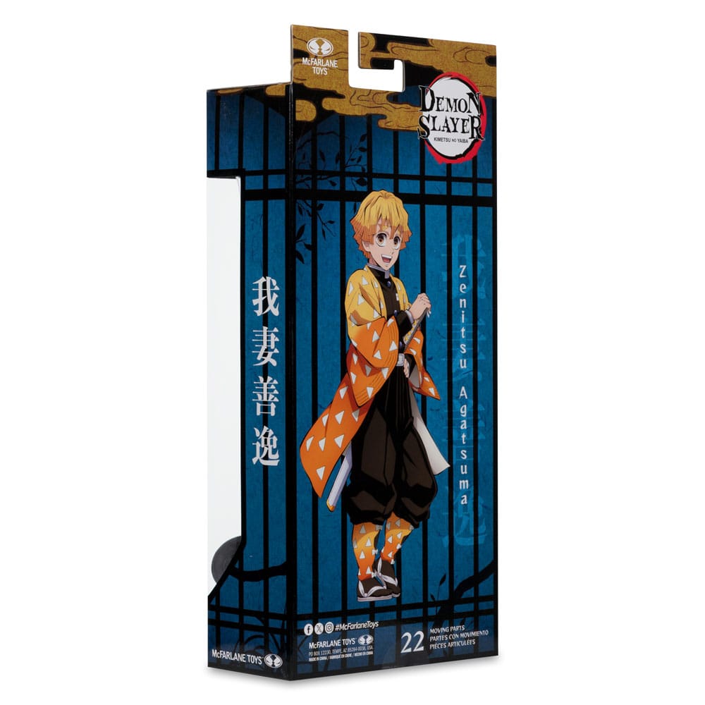🧪 LAB | SU ORDINAZIONE Demon Slayer: Kimetsu no Yaiba Action Figure Zenitsu Agatsuma Plantinum Edition 15 cm
