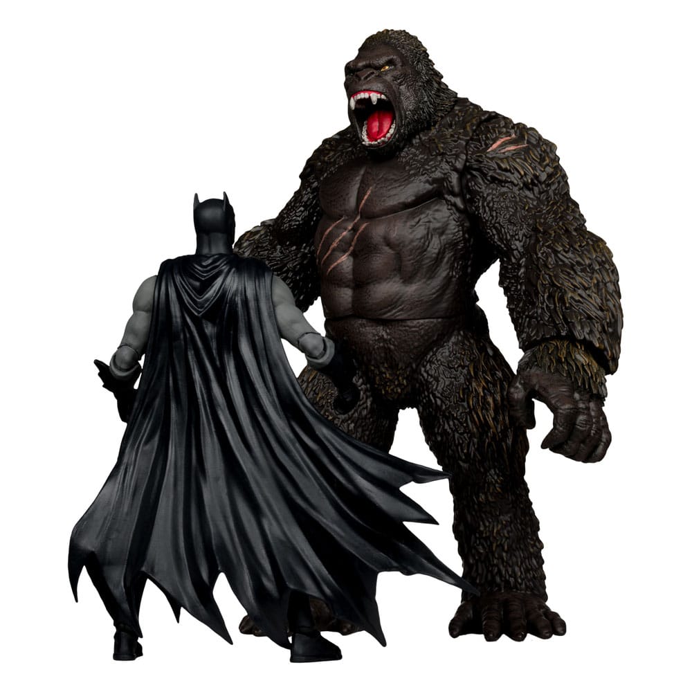 🧪 LAB | SU ORDINAZIONE DC Justice League Monsterverse DC Multiverse Action Figures 2-Pack Batman & Kong 29 cm