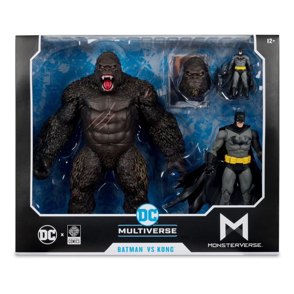 🧪 LAB | SU ORDINAZIONE DC Justice League Monsterverse DC Multiverse Action Figures 2-Pack Batman & Kong 29 cm