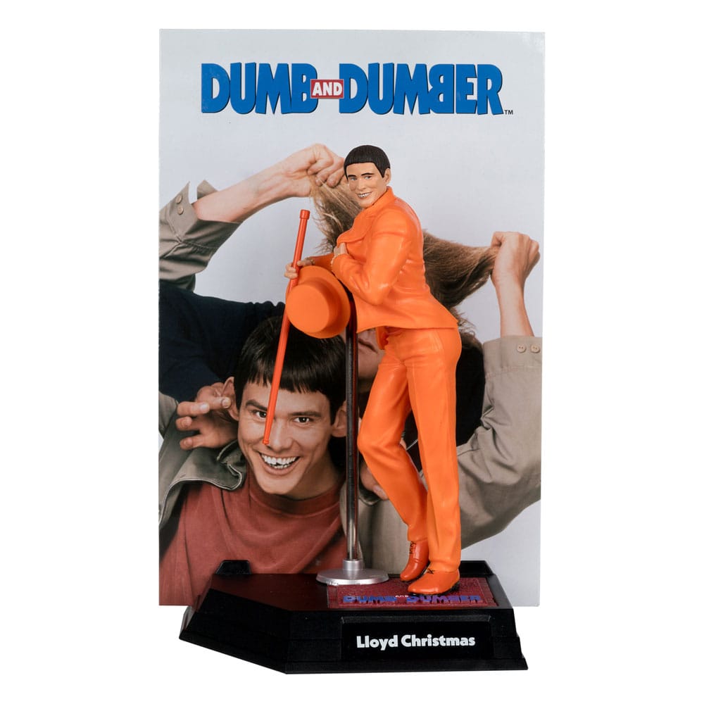 AUF BESTELLUNG Dumm und Dümmer Movie Maniacs PVC Statue Lloyd Christmas (Gold Label) 15 cm
