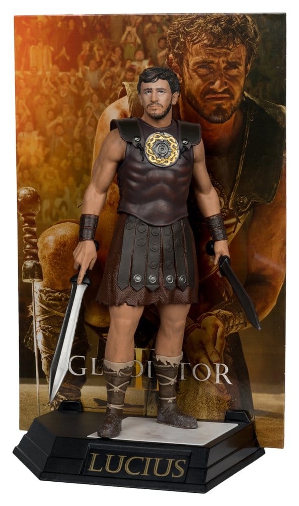 🧪 LAB | SU ORDINAZIONE Gladiator II Movie Maniacs Action Figure Lucius 16 cm