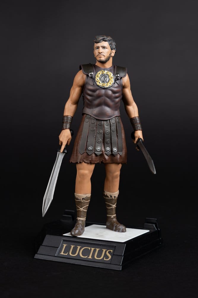 🧪 LAB | SU ORDINAZIONE Gladiator II Movie Maniacs Action Figure Lucius 16 cm