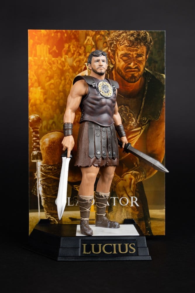 🧪 LAB | SU ORDINAZIONE Gladiator II Movie Maniacs Action Figure Lucius 16 cm