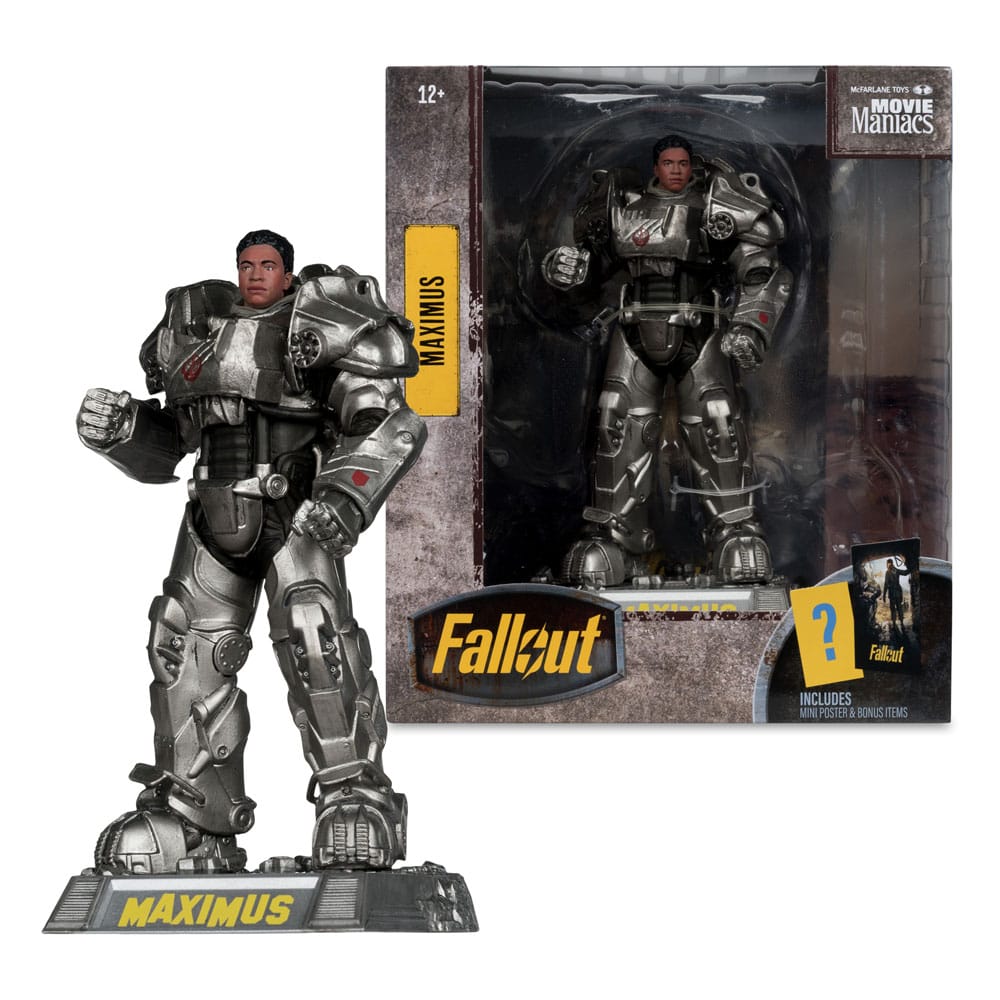 🧪 LAB | SU ORDINAZIONE Fallout Movie Maniacs Action Figure Maximus (Season 2) 17 cm