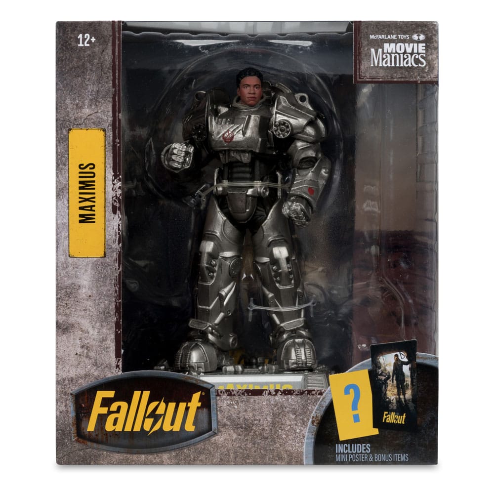 🧪 LAB | SU ORDINAZIONE Fallout Movie Maniacs Action Figure Maximus (Season 2) 17 cm
