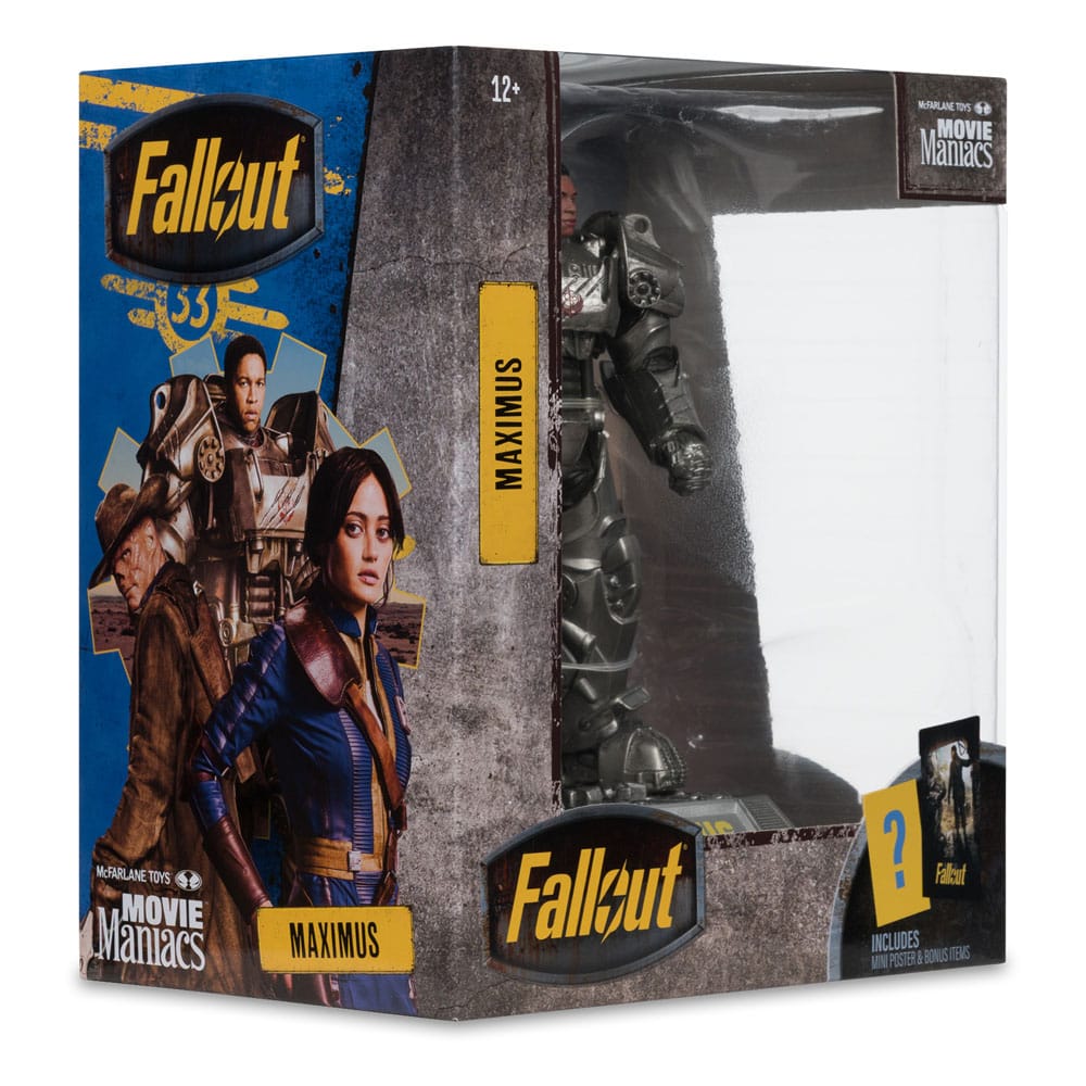 🧪 LAB | SU ORDINAZIONE Fallout Movie Maniacs Action Figure Maximus (Season 2) 17 cm