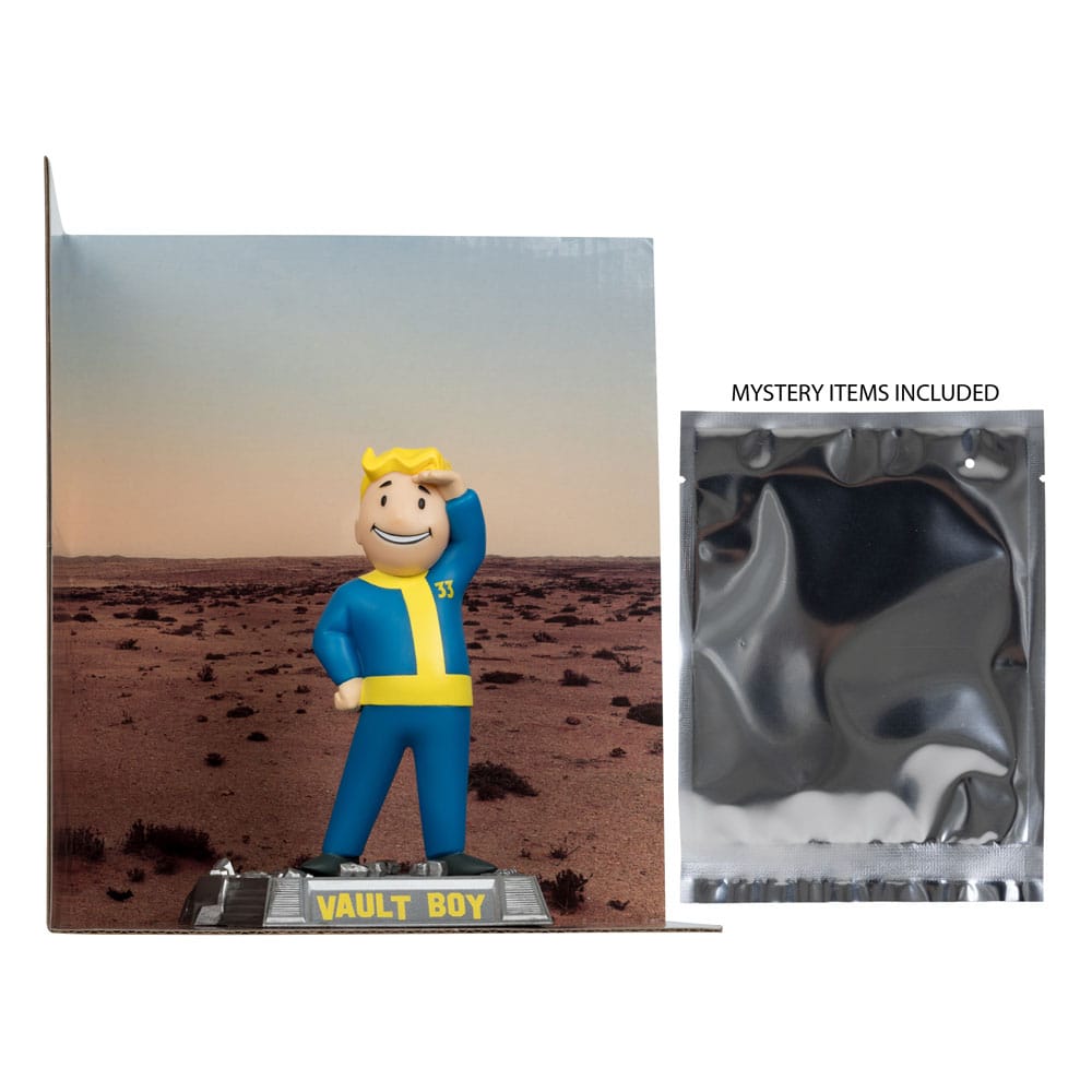 🧪 LAB | SU ORDINAZIONE Fallout Movie Maniacs Action Figure Vault Boy Version 3 14 cm