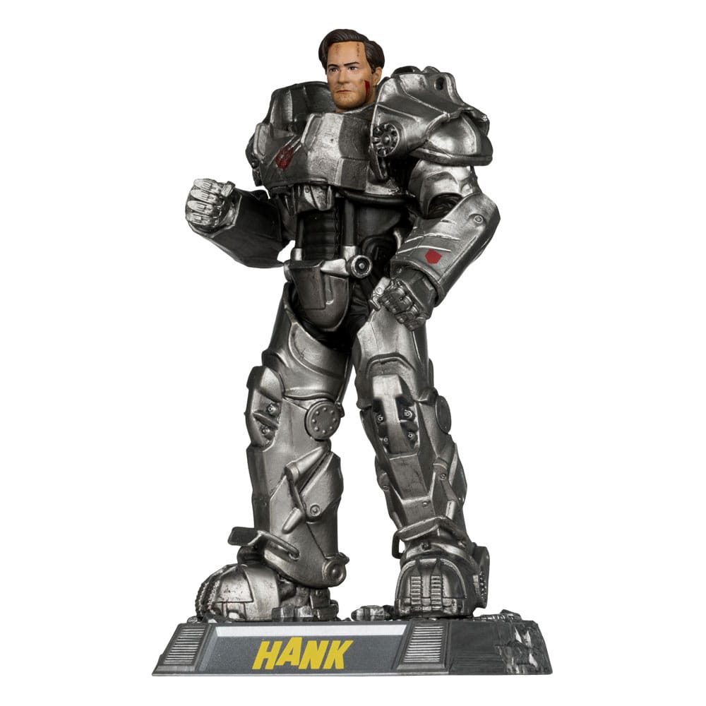 🧪 LAB | SU ORDINAZIONE Fallout Movie Maniacs Action Figure Hank Maclean (Season 2) (Red Platinum Edition) 17 cm