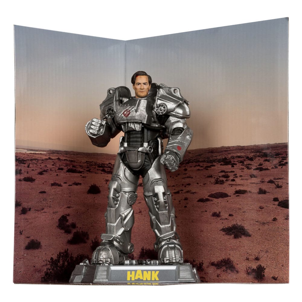 🧪 LAB | SU ORDINAZIONE Fallout Movie Maniacs Action Figure Hank Maclean (Season 2) (Red Platinum Edition) 17 cm