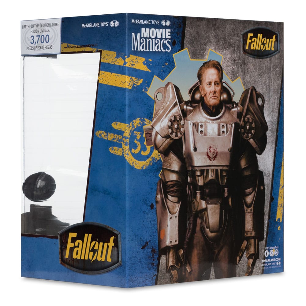 🧪 LAB | SU ORDINAZIONE Fallout Movie Maniacs Action Figure Hank Maclean (Season 2) (Red Platinum Edition) 17 cm