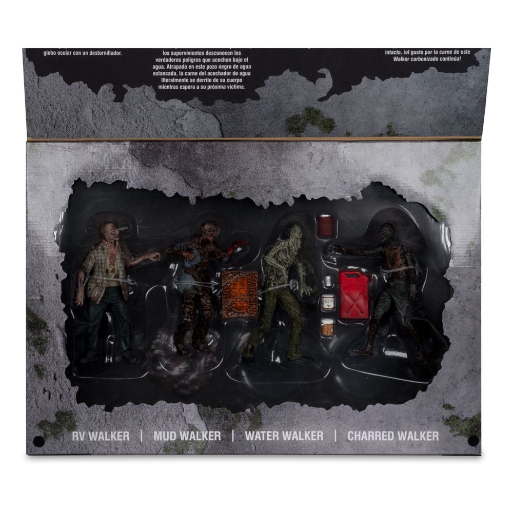 🧪 LAB | SU ORDINAZIONE The Walking Dead Action Figures 4-Pack Walkers 13 cm