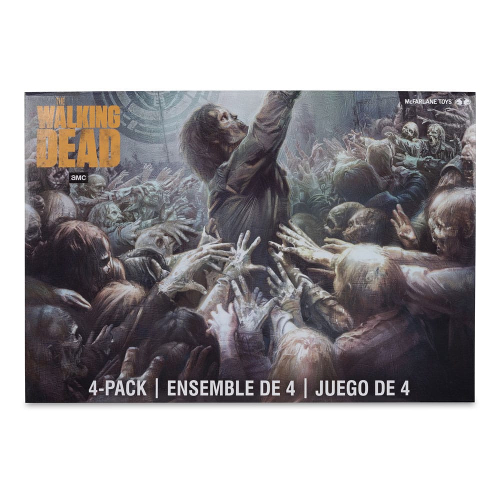 🧪 LAB | SU ORDINAZIONE The Walking Dead Action Figures 4-Pack Walkers 13 cm